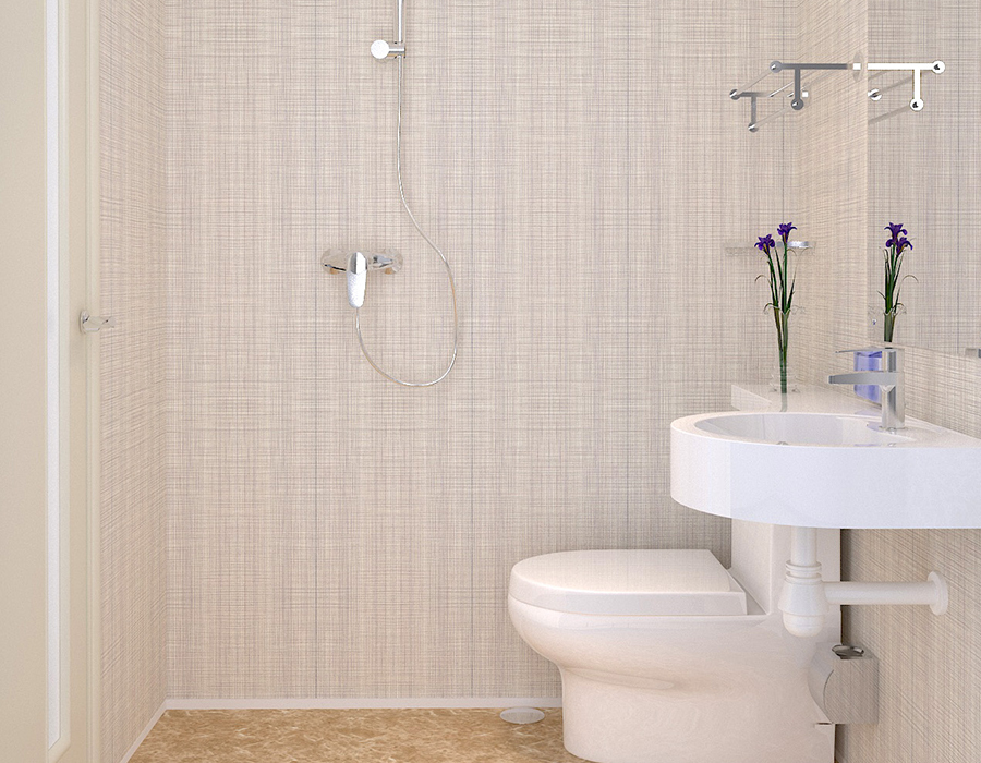 Full-Panel PEC Resin Fiber Hotel Modular Prefabricated Bathroom Unit
