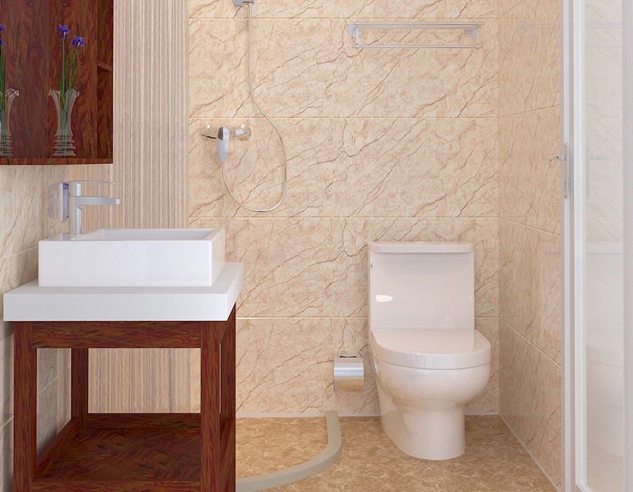 Quick-Install Modular Bathroom Featuring PEC Resin Fiber Inner Panels