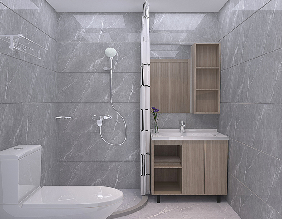 PEC Resin Fiber Panel Integrated Apartment Bathroom Unit