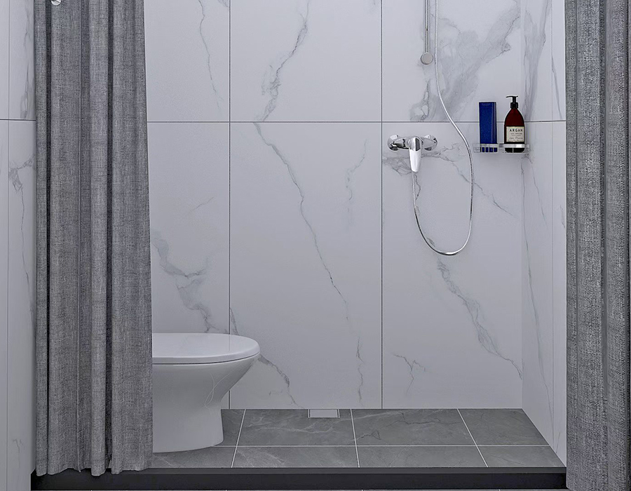 Prefabricated Dormitory Bathroom Unit with Full PEC Resin Fiber Panel System