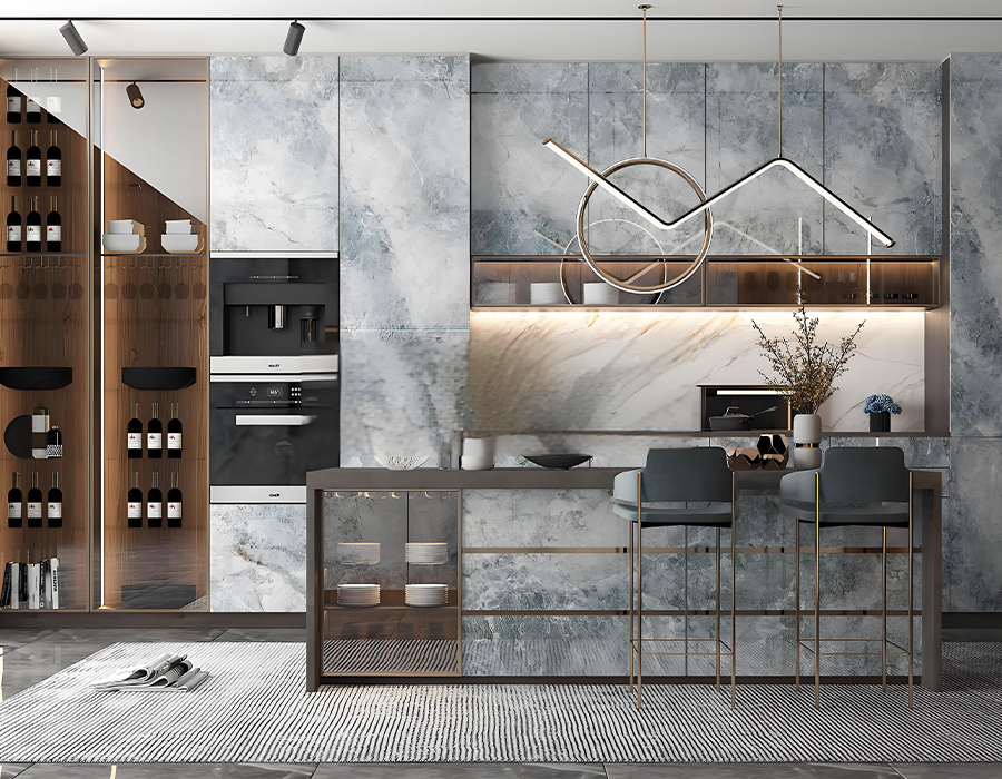Calcium Silicate Prefab Integrated Kitchen