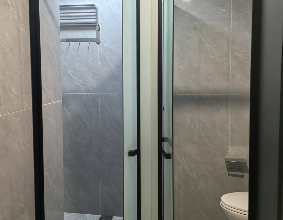 Ceramic Tile Rock Slab Surface Prefabricated Bathroom Pods