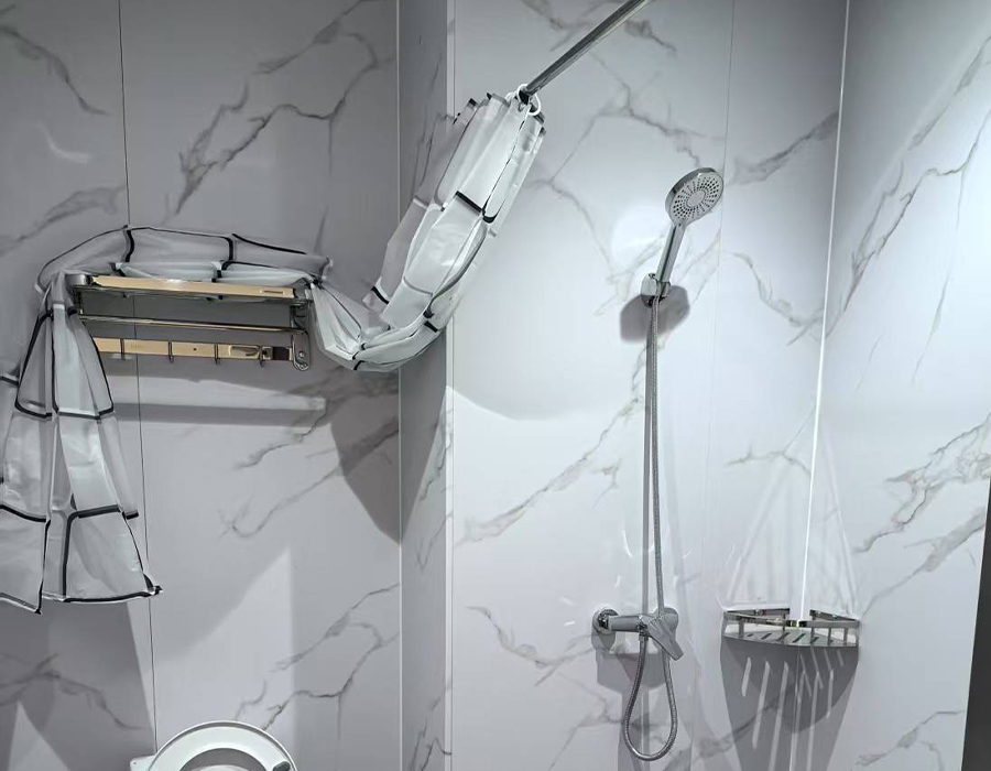 PEC Wall Board Vertical Prefab Integrated Bathroom