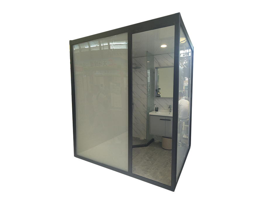 Exterior Wall Glass Assembly Bathroom